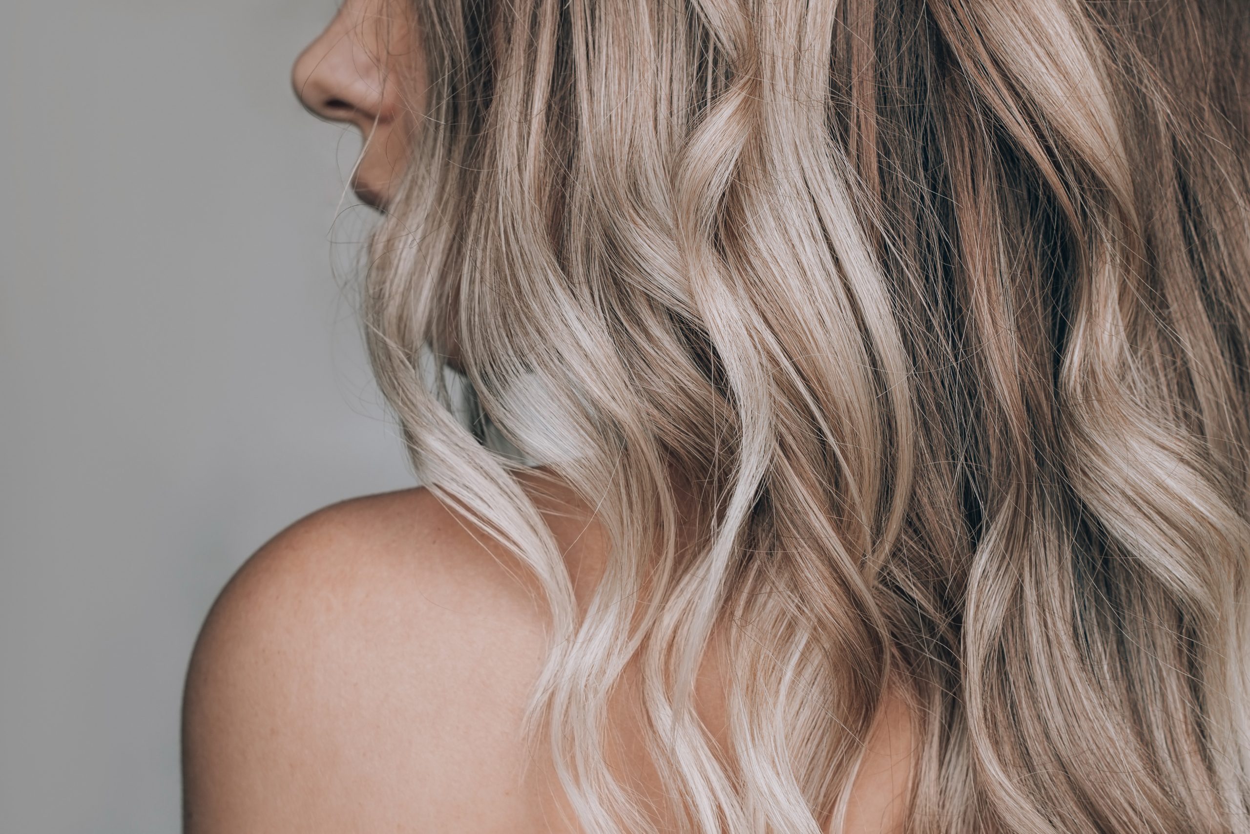 Healthy blonde hair after PRP Hair Restoration treatment at Routine Health & Hormone in Draper, Utah